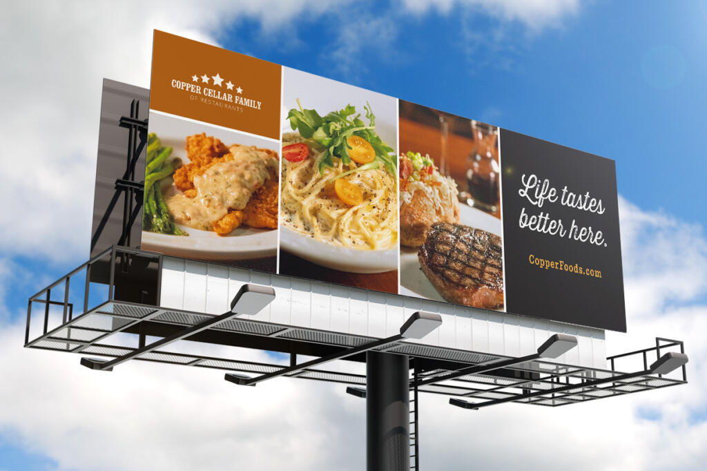 Restaurant billboard design